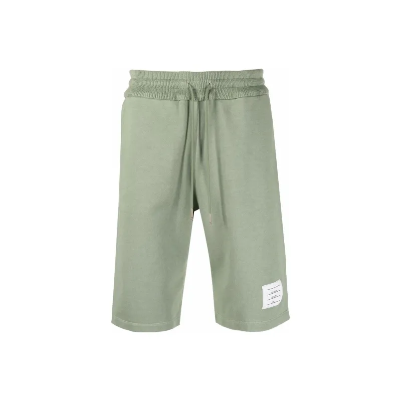 THOM BROWNE Logo patch Track Shorts-0