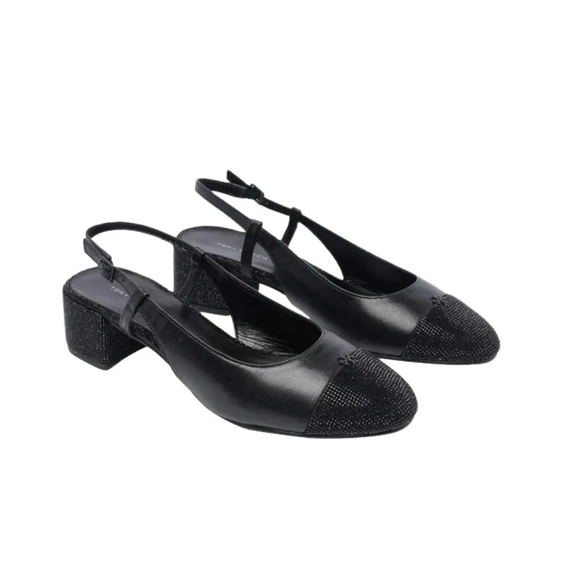 TORY BURCH Chunky Heel High Heels 4.5cm Women's Black-2
