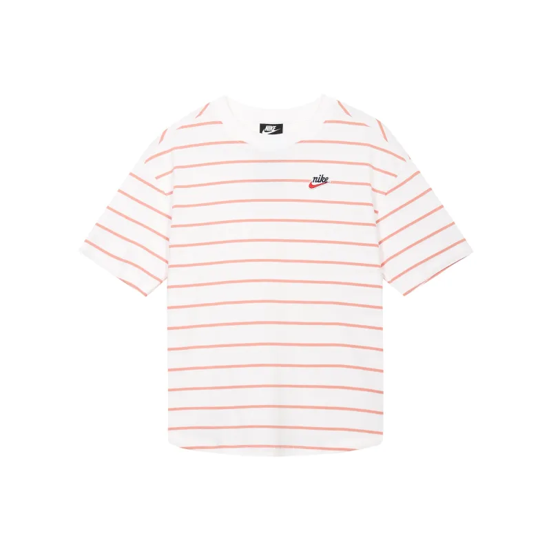 Nike Set in Sleeve T Shirt Women's White-0