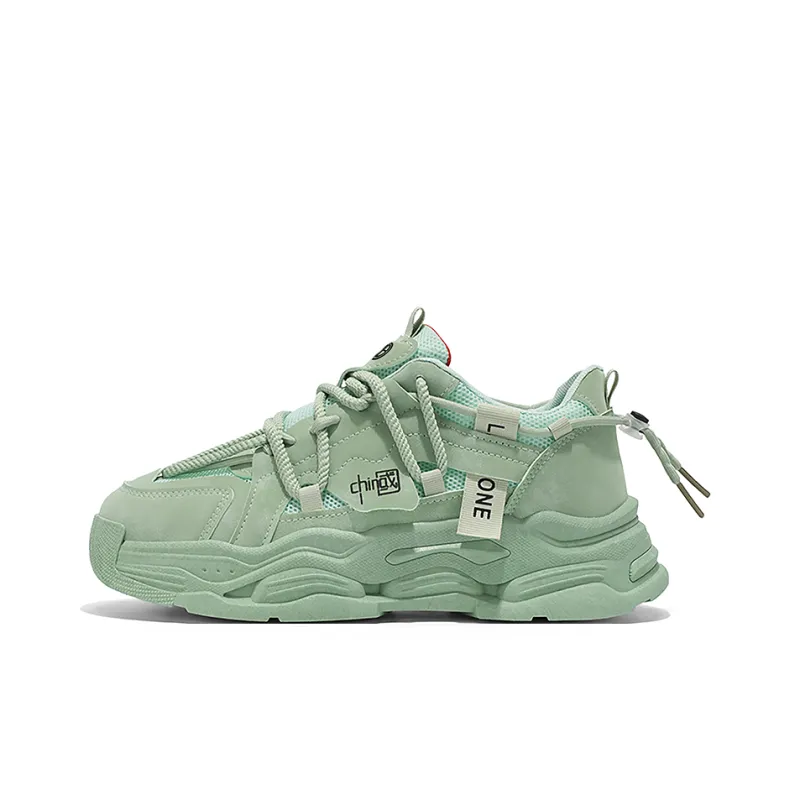 Yi Jiabao Abrasion Resistant Breathable Low Top Chunky Sneakers Men's-6
