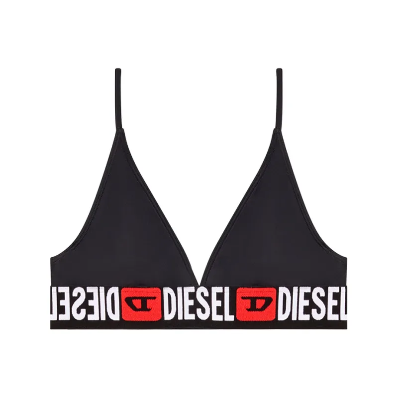 DIESEL Logo Printed Swimsuit Top-0