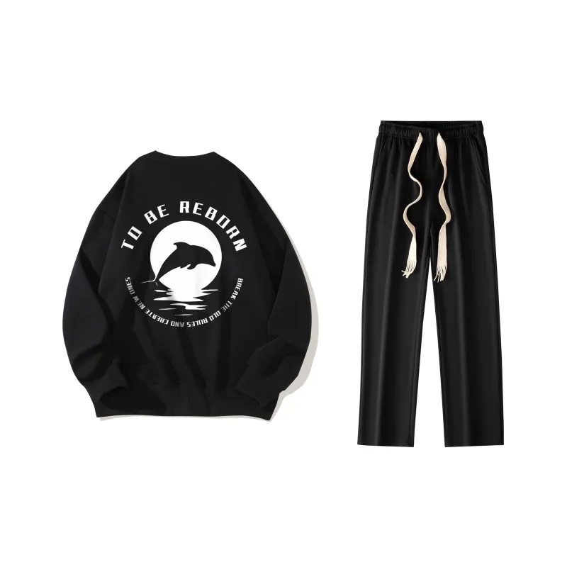 B.X Sweatshirt Sets Unisex-8