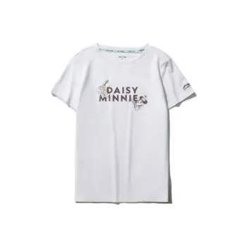 Disney X LINING Sports Fashion Collection T Shirts Women's White