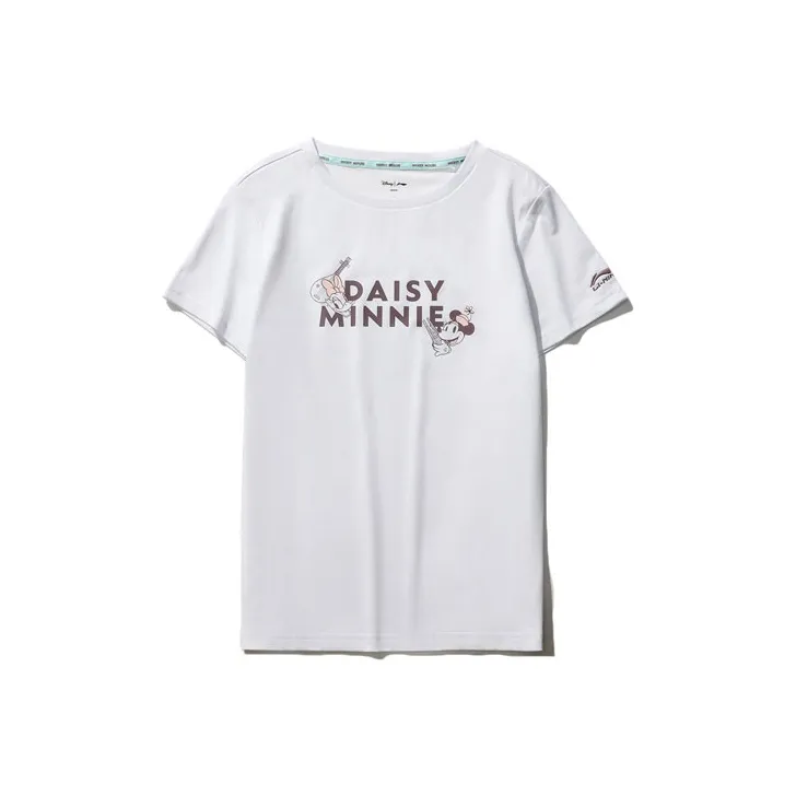 Disney X LINING Sports Fashion Collection T Shirts Women's White-0