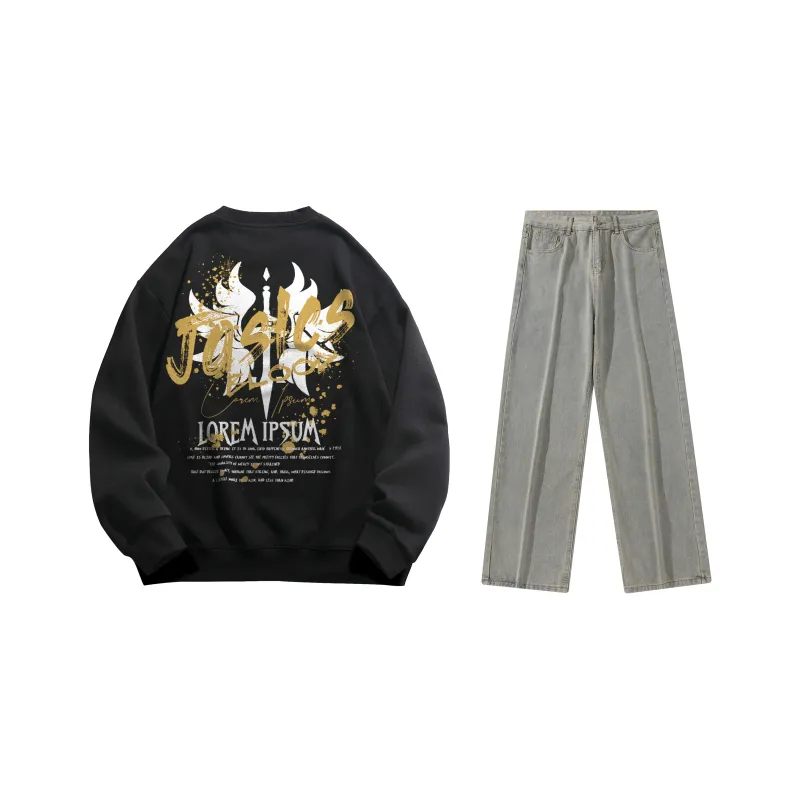 Jaslcs Sweatshirt Sets Unisex-0