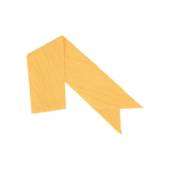PLEATS PLEASE ISSEY MIYAKE Pointed tip Plissé Scarf