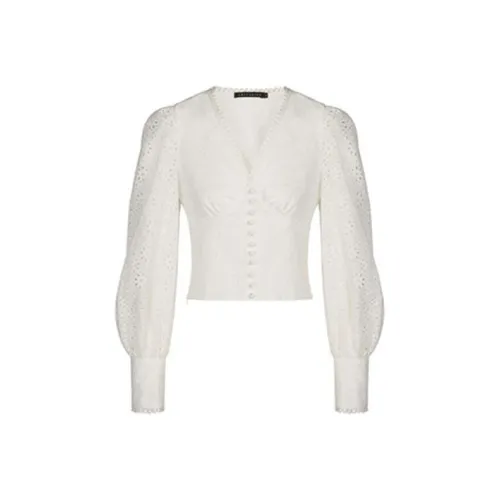 LOFT SHINE Long-Sleeved T-Shirt Women's White