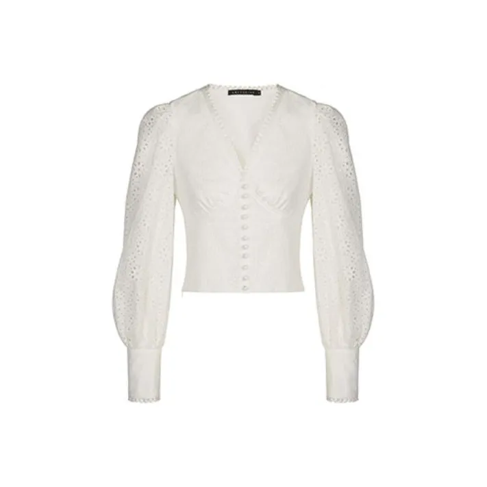 LOFT SHINE Long-Sleeved T-Shirt Women's White-0