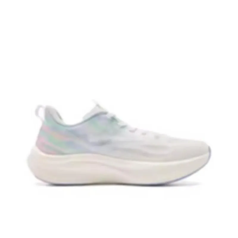QIAODAN Q LITE 6.0 Cushioning Abrasion Resistant Breathable Low Top Casual Sprint Running Shoes Women's White Blue-1