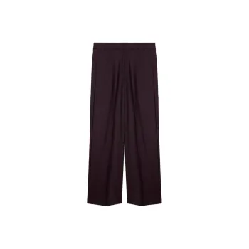 ZARA Stefano Pilati Collaboration Casual Pants Men Dark Purple