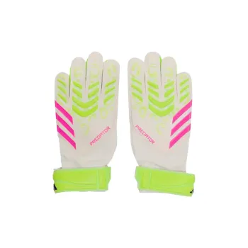Adidas Polyester, Rubber, Cotton Sports Gloves Unisex Green