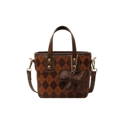 BLAKE FLEETO PU Shoulder Bag, Crossbody Bag, Handbag Regular Women's Coffee