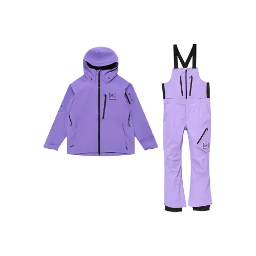 BURTON AK CYCLIC GORE TEX 2L Ski Suit Sets Men's Purple