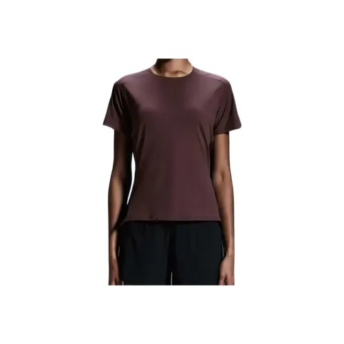 On Performance Raglan Sleeve T Shirt Women's Mulberry Purple/Scarlet