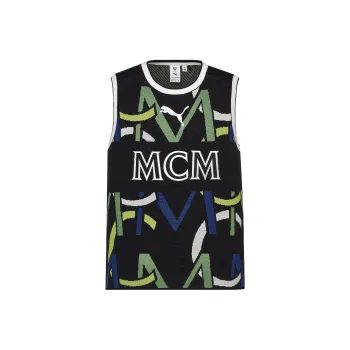 PUMA PUMA X MCM Co-branded FW23 Basketball Jerseys Unisex Black