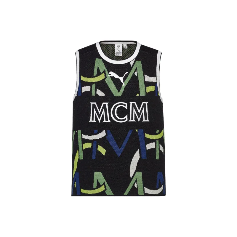 PUMA PUMA X MCM Co branded FW23 Basketball Jerseys Unisex Black-0