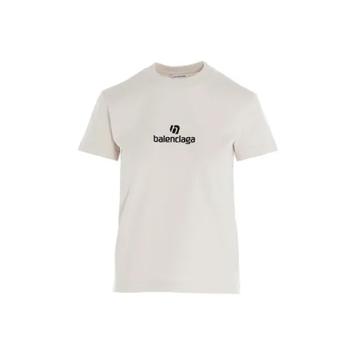 Balenciaga T-Shirts Women's Gray White