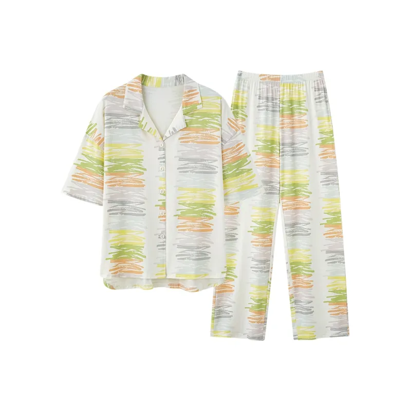 FENTENGCARE Pajama Set Women's Apricot-0