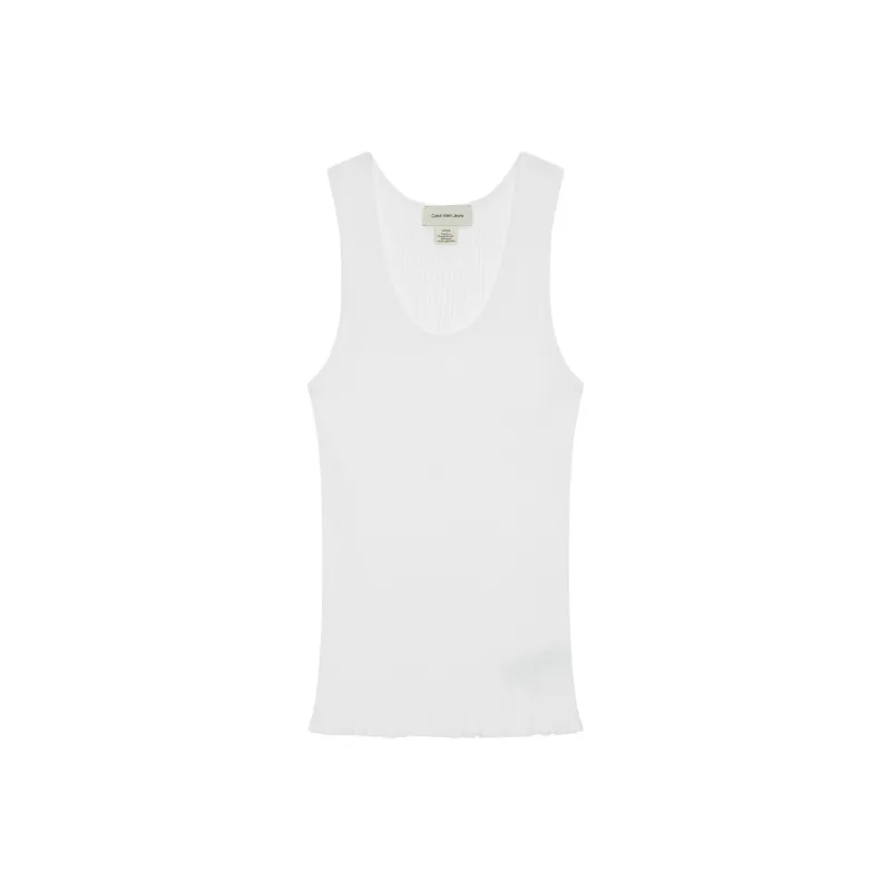 CALVIN KLEIN Tank Tops Women's White-0