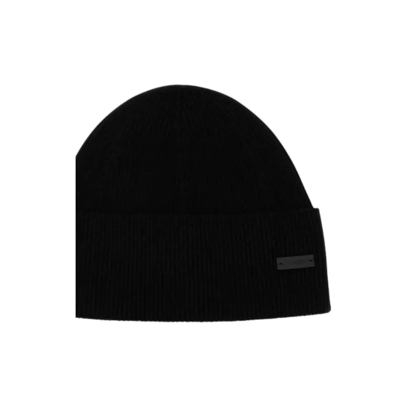 SAINT LAURENT Logo Patch Beanie-2