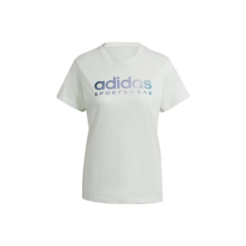 Adidas Clothing T Shirts Women's White-0