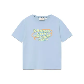 Lee T Shirts Women's Light Blue