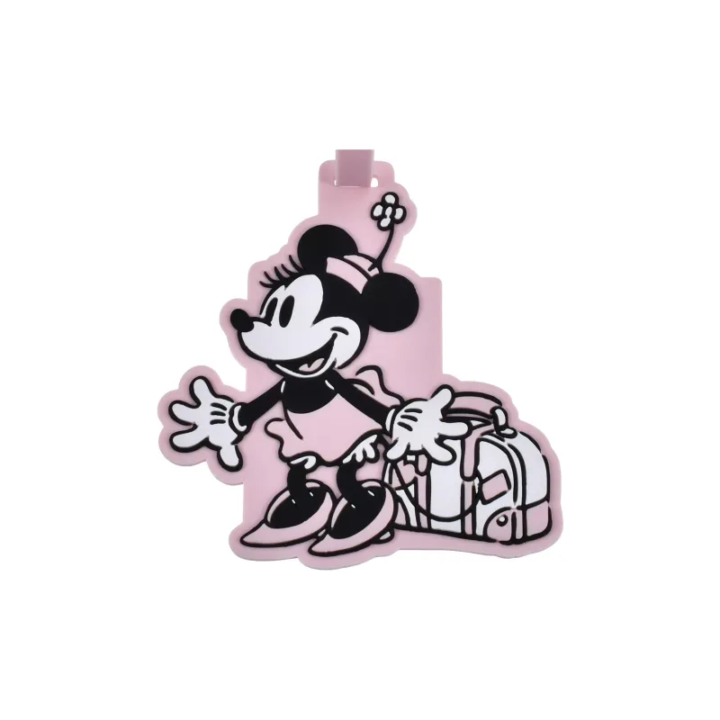 Disney Travel Luggage Tag Women's Pink & Black-1