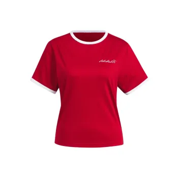 Adidas VERBIAGE T Shirt Women's Victory Red
