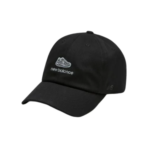 New Balance 100% Cotton Baseball Caps Unisex Black