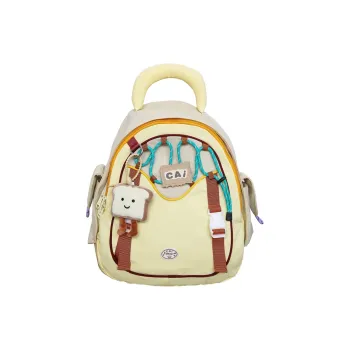 Homeboisportclub Nylon Backpack Women's Yellow/Blue/Pink