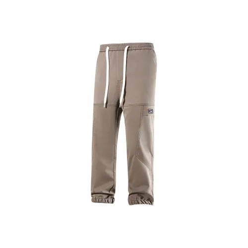 Jeep Casual Pants Men's Coffee Fleece Lined