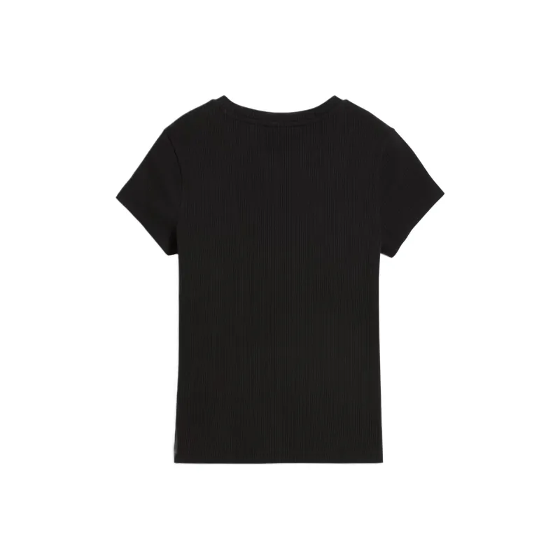 PUMA ESS Regular T Shirt Women's Black-1