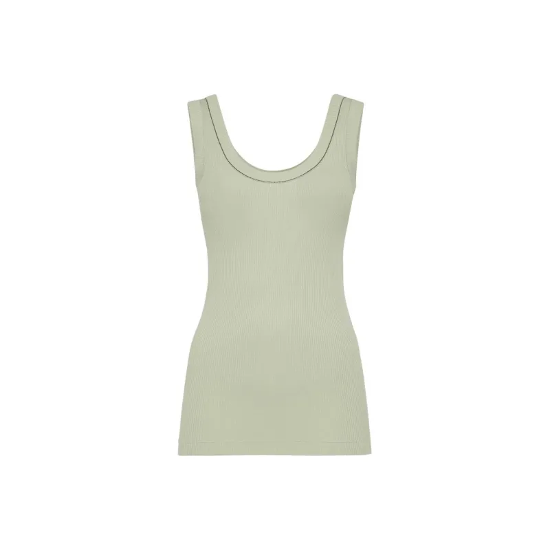 Brunello Cucinelli Ribbed Jersey Tank Top-0