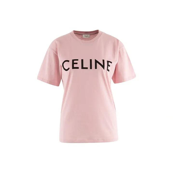 CELINE T Shirts Women's Pink-0