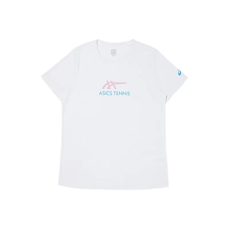 Asics Regular T Shirt Women's Bright White/Light Blue-0