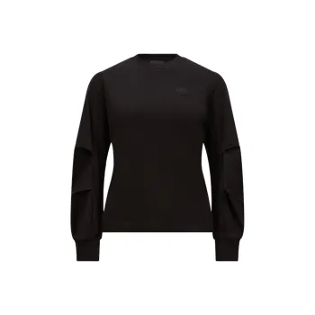 Moncler Pleated sleeve Cotton T Shirt