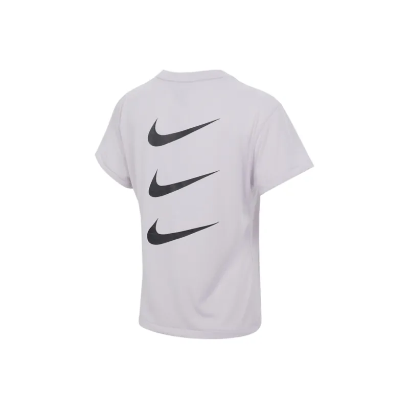 Nike Drop Shoulder Sleeve T Shirt Women's Light Purple-0
