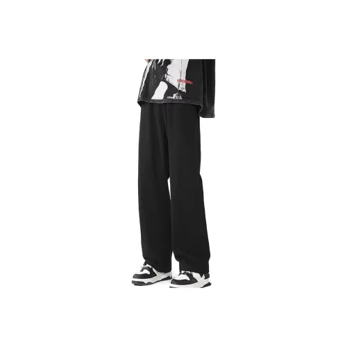 AMANDA BY Casual Pants Summer Unisex Black