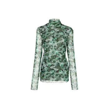 GANNI T-Shirts Women's Green