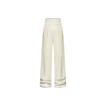 CNEW Casual Pants Unisex Ecru