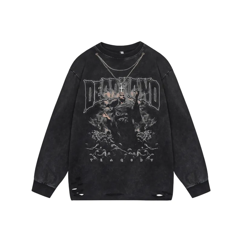 BEAR UNION Drop Shoulder Sleeve T Shirt Unisex-0