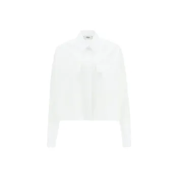 FENDI Crop Tops Women's White