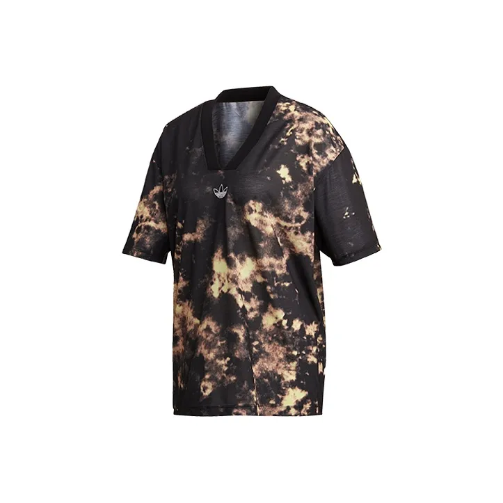 Adidas Originals Drop Shoulder Sleeve T Shirt Women's Multicolor-0