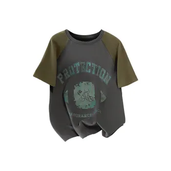 TOUCH T Shirt Women's Dark Gray Green