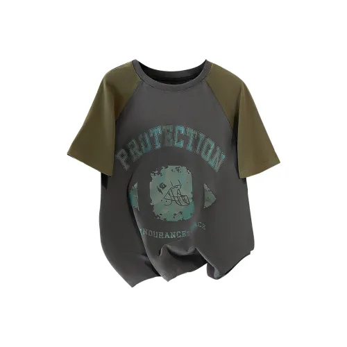TOUCH T Shirt Women's Dark Gray Green