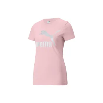 PUMA Set in Sleeve T Shirt Women's Pink