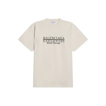 Balenciaga T Shirts Women's Light Beige