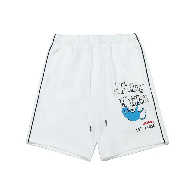 Guuka Casual Shorts Men White-0