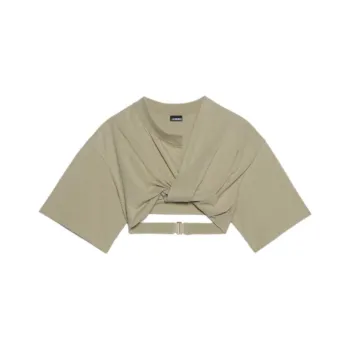 Jacquemus Le T Shirt Bahia Court 'Light Khaki'
