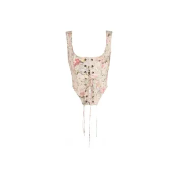 Selkie Collection SS24 Tank Tops Women's Rose Garden In Memory Print